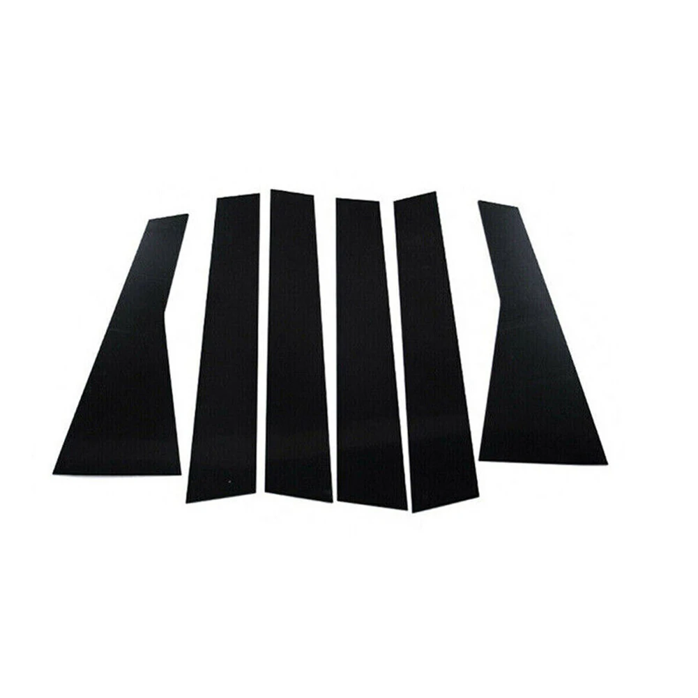 

6Pcs Glossy Black Door Pillar Trims for For KIA Forte K3 2019 2023 Suitable for Bumpers and Side Skirts Installation