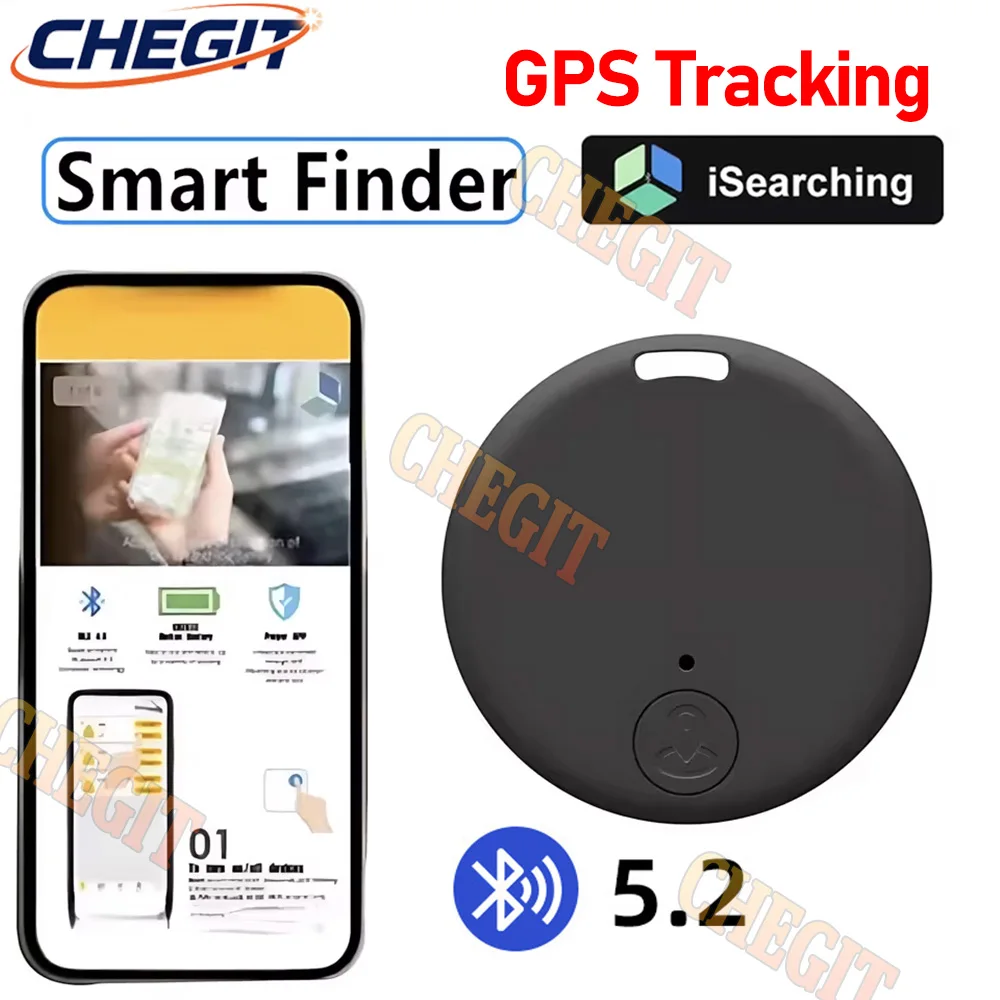

1/2PCS Mini GPS Tracker Device Anti-Lost Mobile Phone Smart Search Pet Kids Bag Key Smart Bluetooth Finder locator Equipment