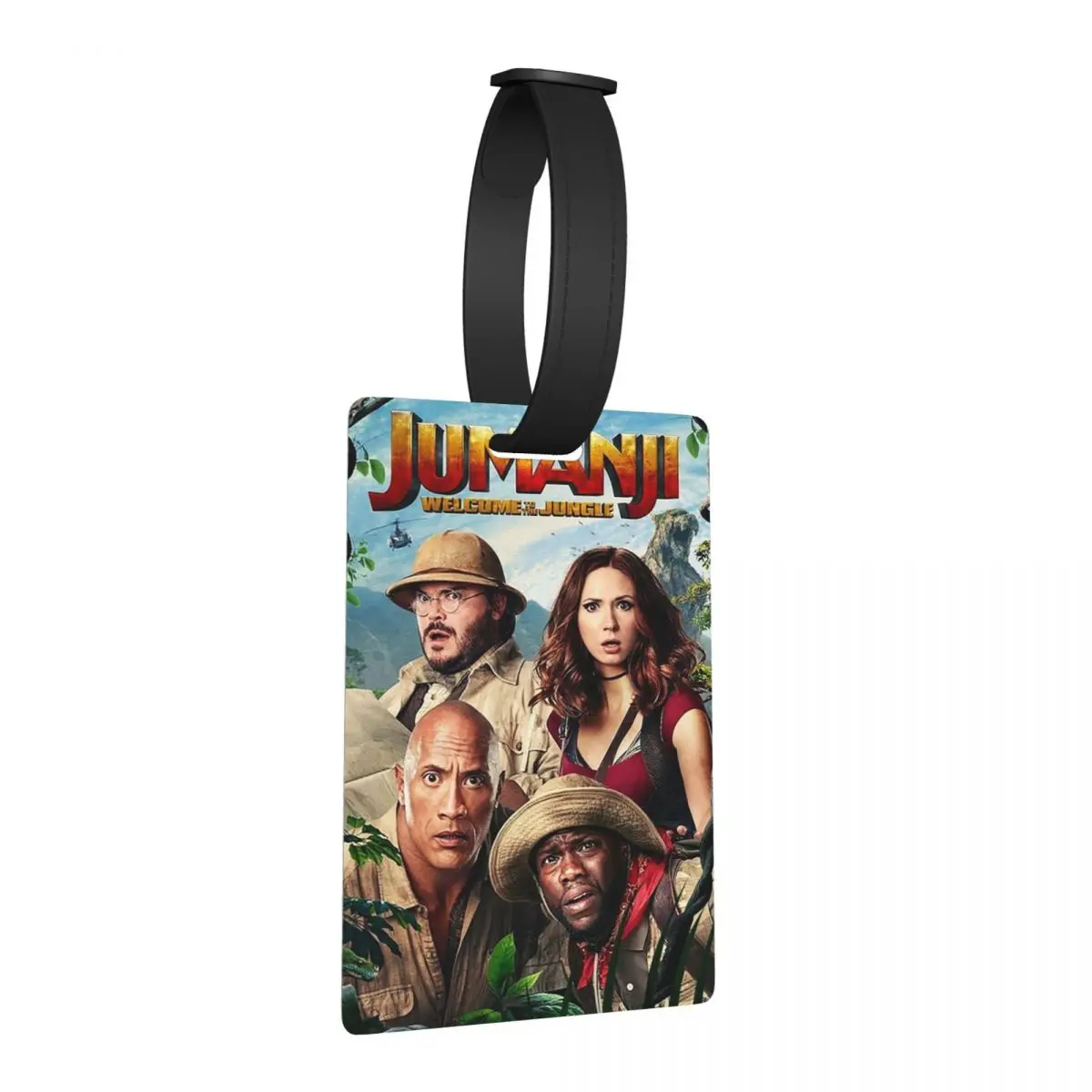 

Багажные бирки Jumanji, аксессуары для чемодана, милые дорожные бирки для багажа, держатель этикетки, идентификационное имя, адрес