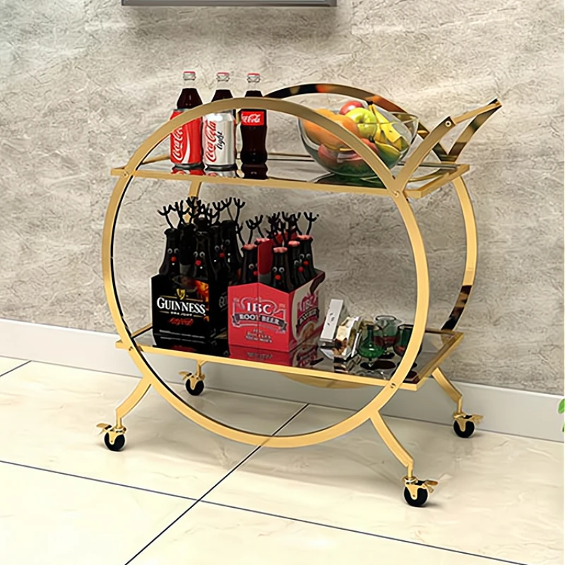 

*Wrought iron dining car Hotel restaurant Mobile trolley