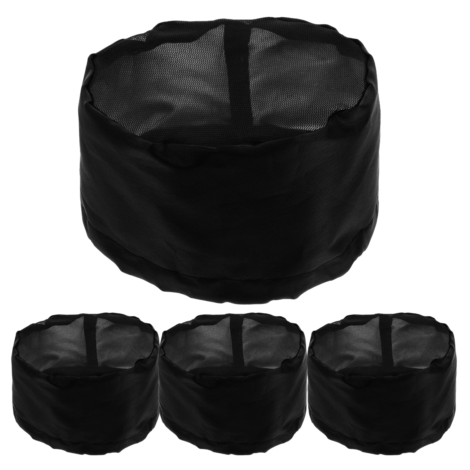 

4 Pcs Ventilation Hood Mesh Filter Furnace Exhaust Cover Dryer Screen Pipeline Oxford Cloth Duct Grow Tents RV Fridge Vent