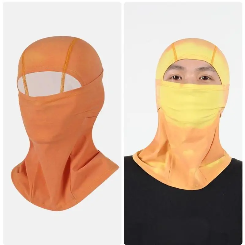 غطاء رأس متغير اللون للتنفس حساس لدرجة الحرارة - قناع ركوب الدراجات في الهواء الطلق مع استشعار حراري متدرج #1