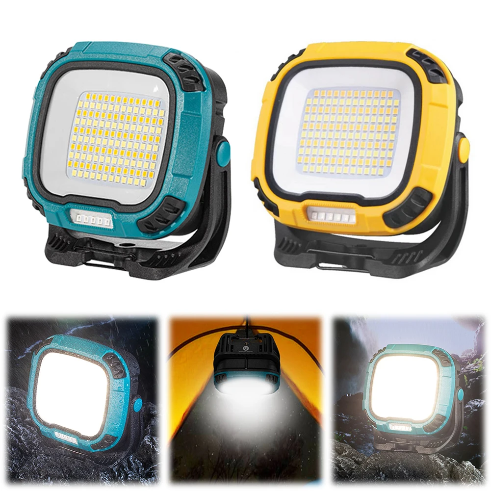 ledキャンプ用懐中電灯-ポータブル投光器-type-c充電式コードレス緊急ライト-多機能ライトモード-ガレージ修理用