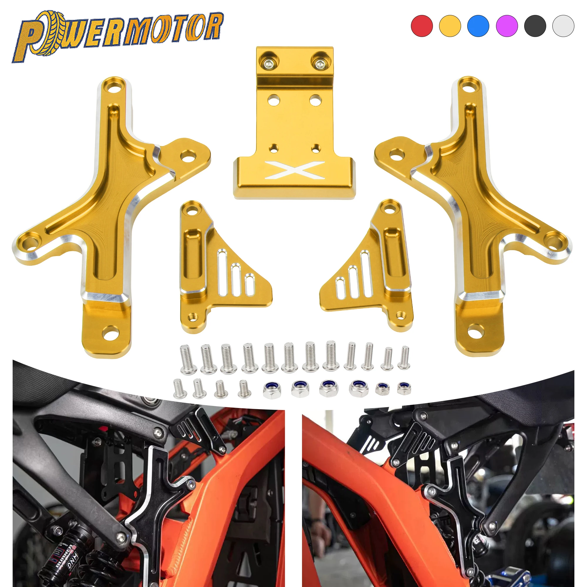 

Electric Motorcycle Seat Raising Bracket CNC Aluminium Kits For Sur-Ron Surron Light Bee S X Motocross Enduro DirtBike Modified