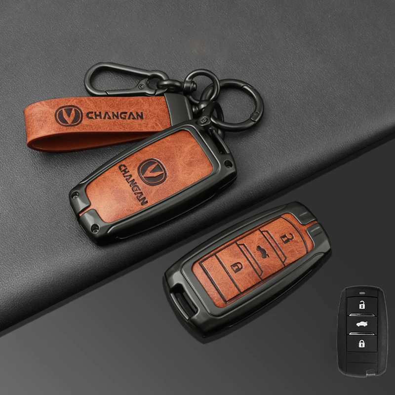 Schutzhülle für Autoschlüssel, Schlüsseltasche, Zubehör für ChangAn CS75Plus CS35Plus UangX7 YiDong CS55Plus KuaiX5 Autozubehör