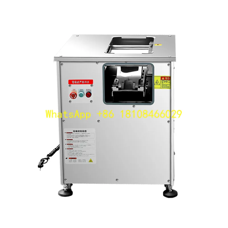 

Машина для резки начинки, машина для нарезки свежего мяса для обработки мяса, высокоэффективная машина для раскалывания рыбы