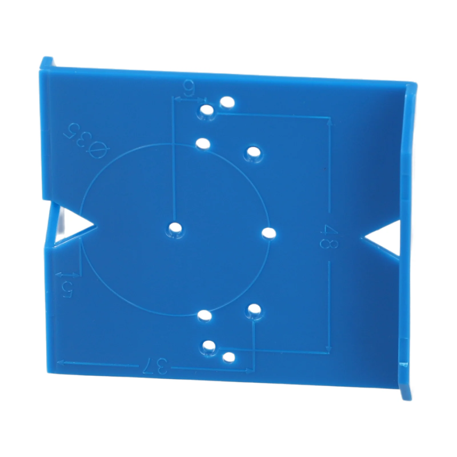 Installation Hinge Drill Guide 35 40mm ABS Blue Hand Tools Opening Positioning Ruler Template Jig Hinge Boring