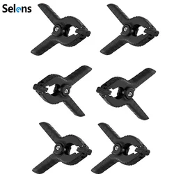 Photography Background Stand Clip Set Photo Studio Elastic Clip Heavy Duty Muslin Clamp For Backdrop Cloth Bracket Shooting Tool