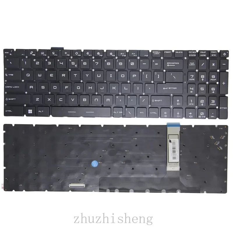 New for MSI Raider 17 Alpha 17 C7V/C7VG/C7VF MS-17KK Per-key RGB Backlit