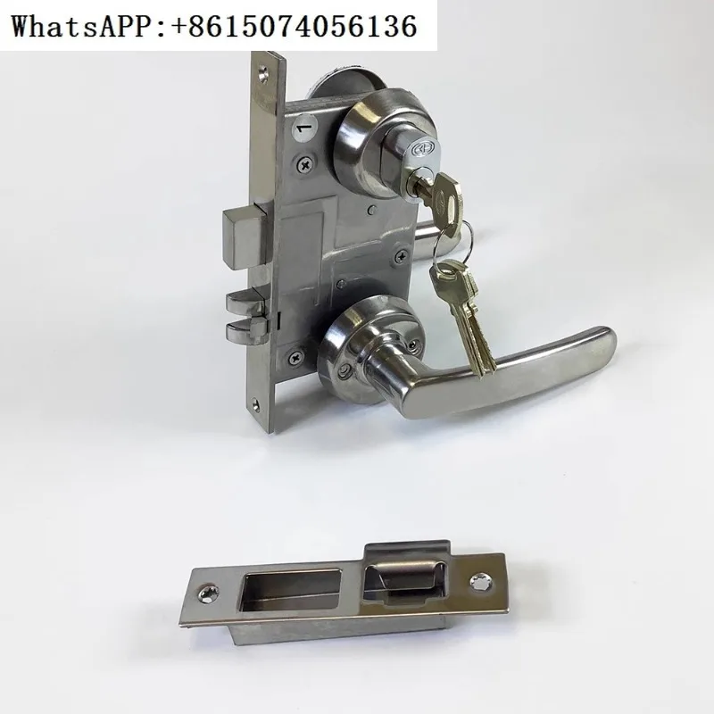 304 stainless steel fireproof door lock C1 marine cabin door ship specific lock CCS classification society certification