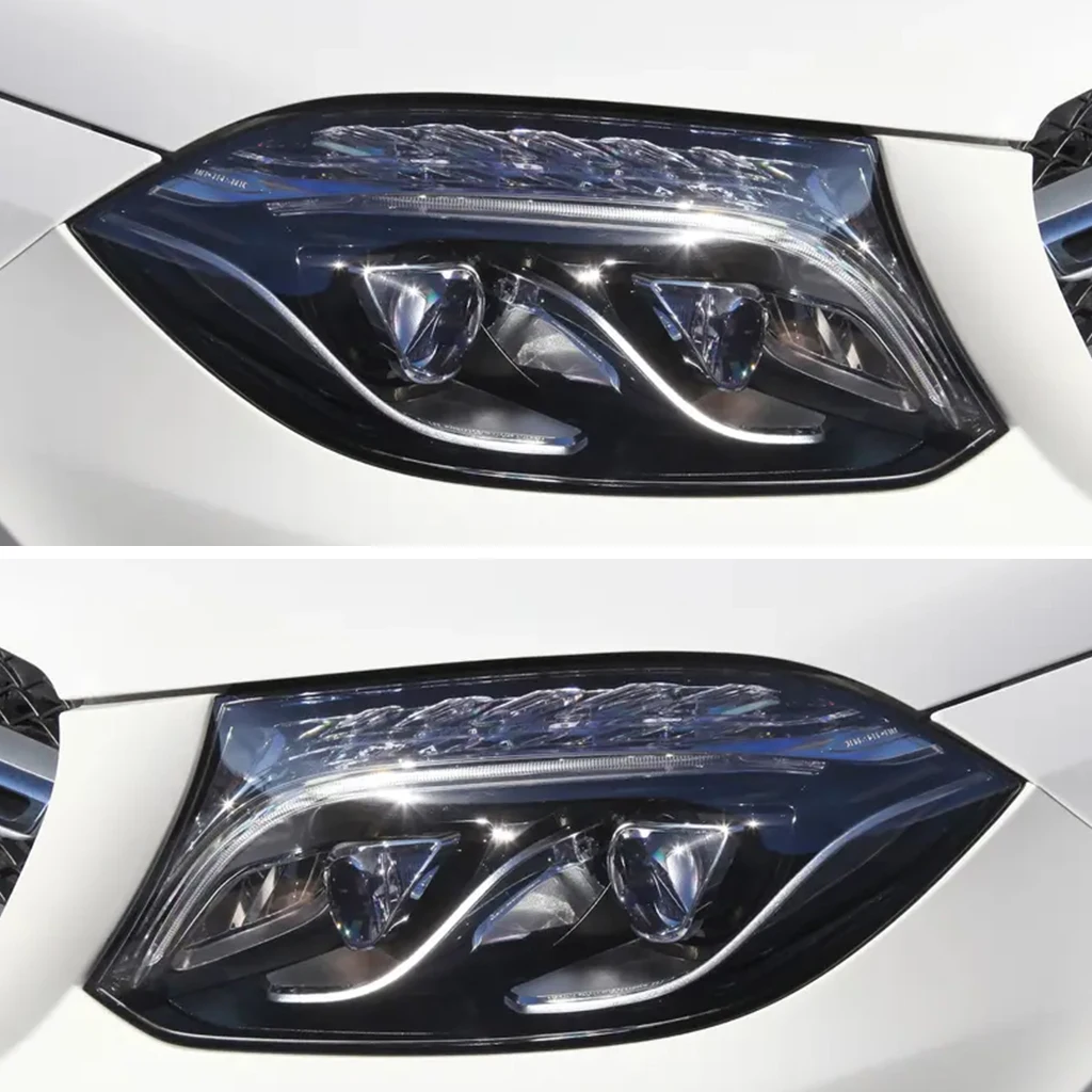 1PC for Mercedes-Benz W166 headlights GLS class X166 2016 2017 2018 2019 LED headlight EU version Headlamp view 6