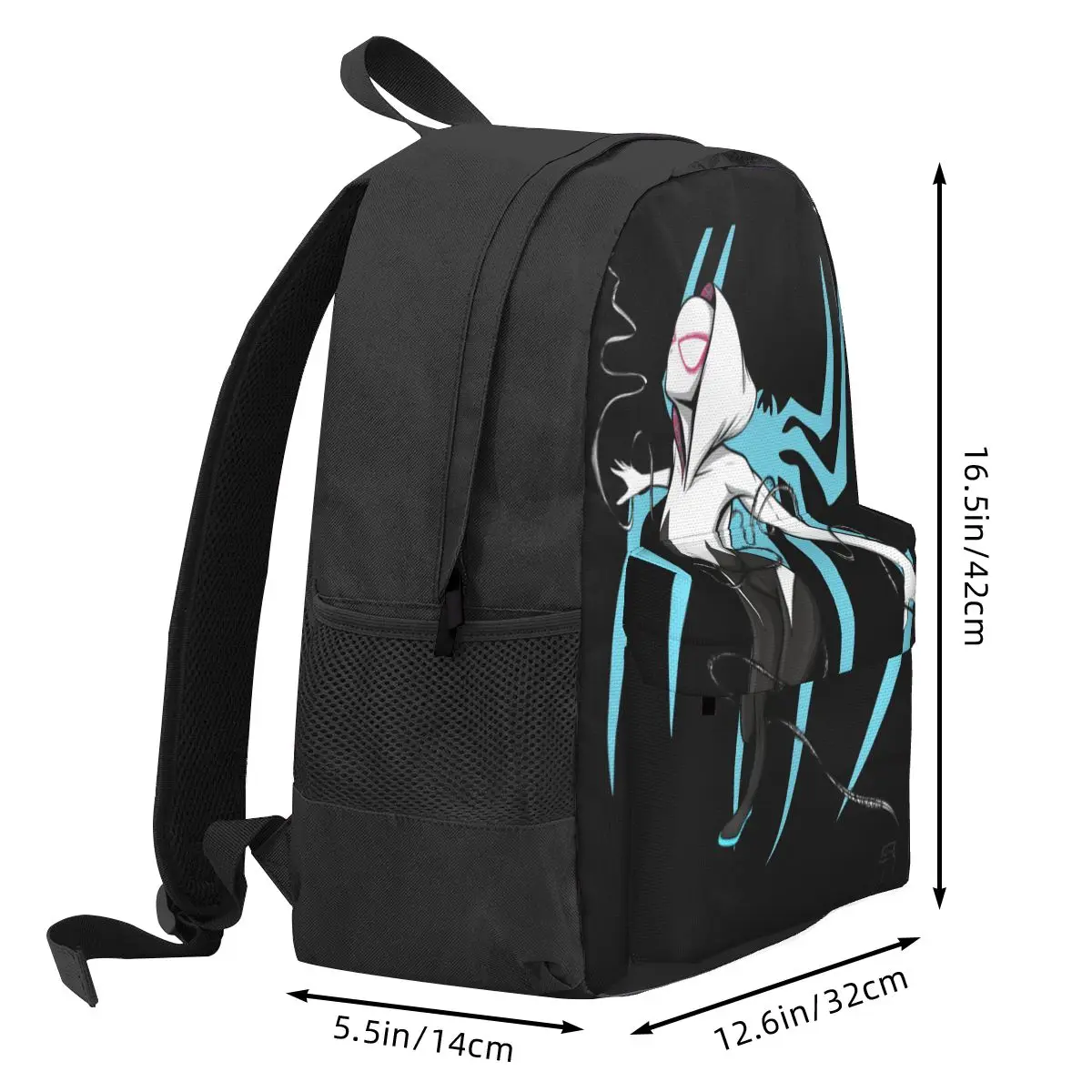 Spider-Gwen Spiderman Women Backpack 3D Print Casual Student School Bag Superhero Avengers Laptop Mochila Kids Large Rucksack