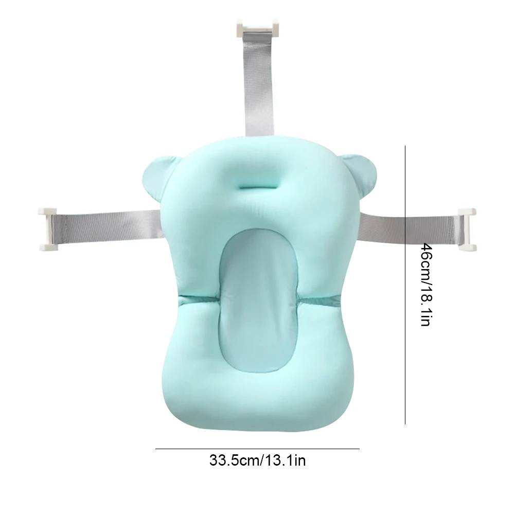 Newborn Baby Bath Cushion Seat Floating Bathing Pillow Seat Anti Slip Provides Comfort and Support for Baby 0-12 Months view 6
