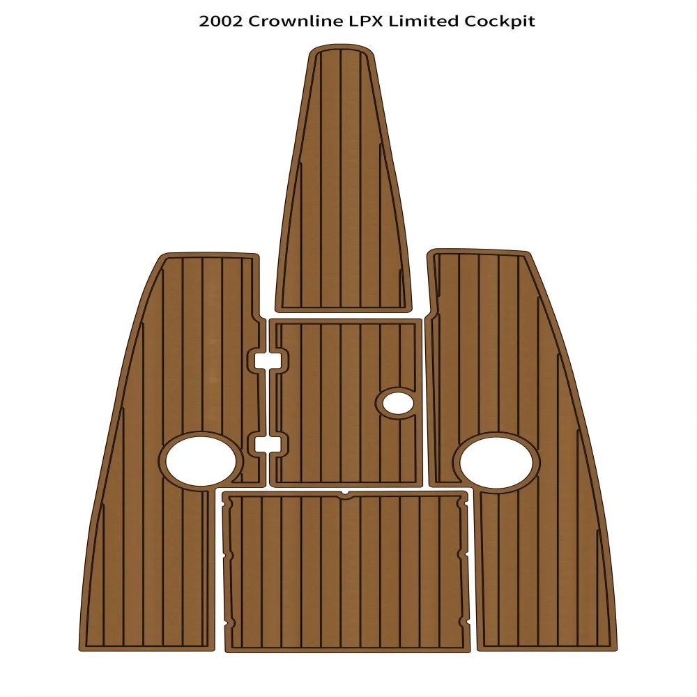 

Коврик для пола Crownline LPX Limited для лодки-кокпита из пены EVA из искусственного тикового дерева