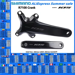Shimano 105 R7100 Crank 12speed Left Side Right Side 170mm/172.5mm/175mm HOLLOWTECH II For Road Bike Bicycle Crank Original
