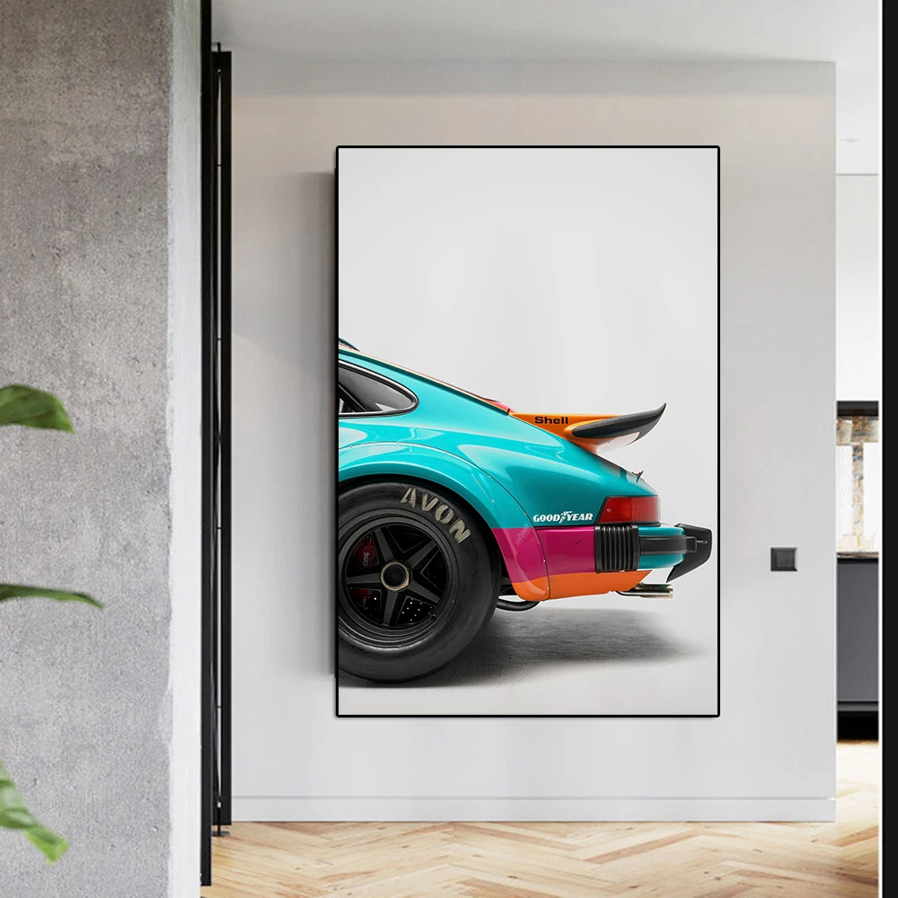 Minimalist Art Poster Print Luxury Racing Wall Art Canvas Painting Vintage Sports Car Living Room Home Decoration