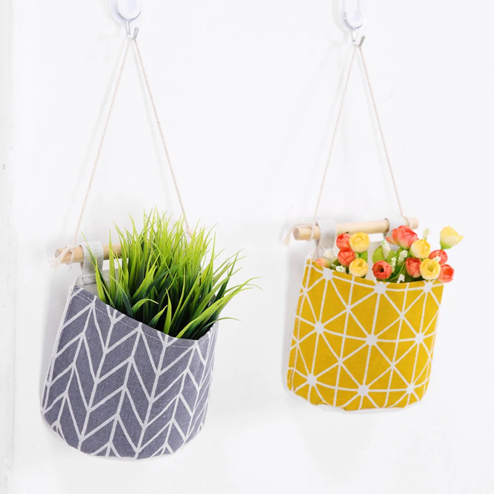 Wall Door Hanging Storage Bag Home Organizer Toys Container Decor Pockets Pouch Multifunctional Home Storage Bags Hanging Bags