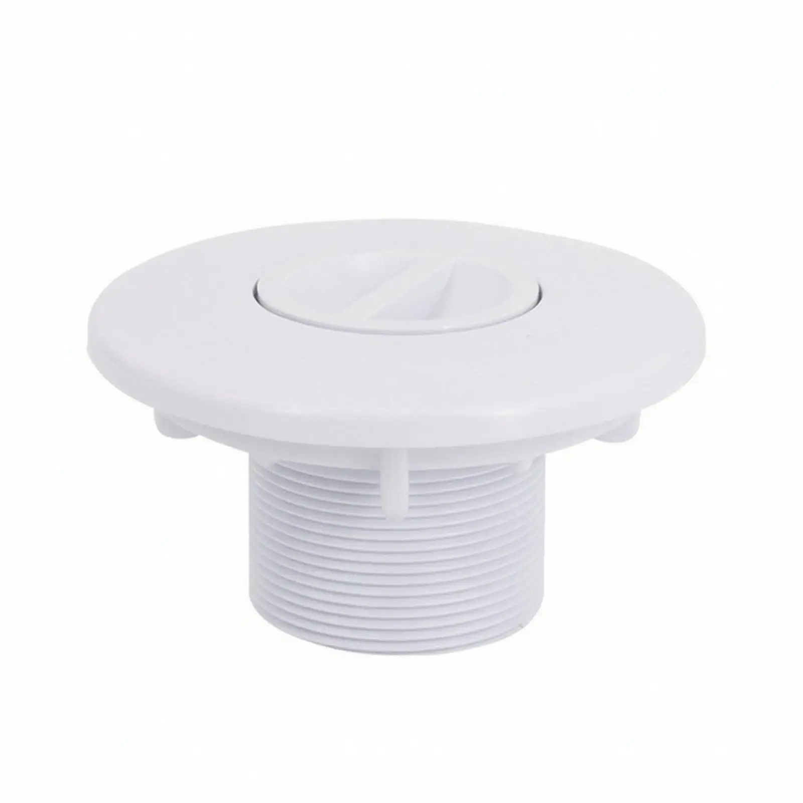 Liner Pool Suction Inlet | Wide Round Flange, Suction Inlet with Threaded Base