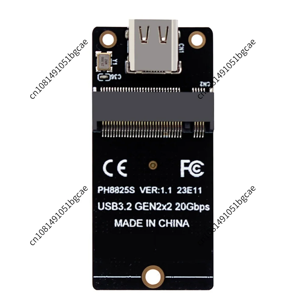 M.2 To Type C SSD Adapter USB3.2 Gen2x2 NVME Conversion Board 20Gbps Adapter Board 2000MB/s for SSD 2230/42/60/80 Dropship