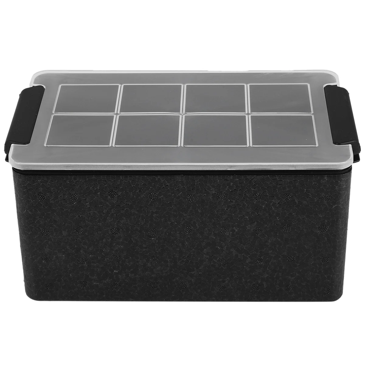 صانع الثلج الشفاف AAAF، صينية مربعة للثلج الشفاف تصنع 8 مربعات ثلج مربعة كبيرة، صانع مربع ثلج شفاف كريستالي للكوكتيلات