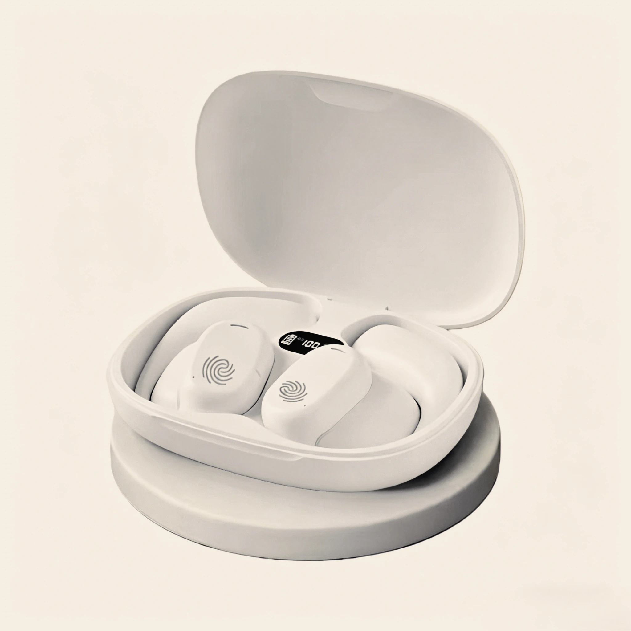 Wireless Earbuds Bone Conduction Headphones Bluetooth Waterproof Sport Earphones Long Battery HiFi Stereo Call Noise Reduction