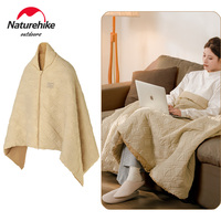 Naturehike USB Electric Heated Blanket 3 Heating Levels Nylon Heated Blanket Wearable Sleeping Bag Outdoor Windproof Nap Quilt