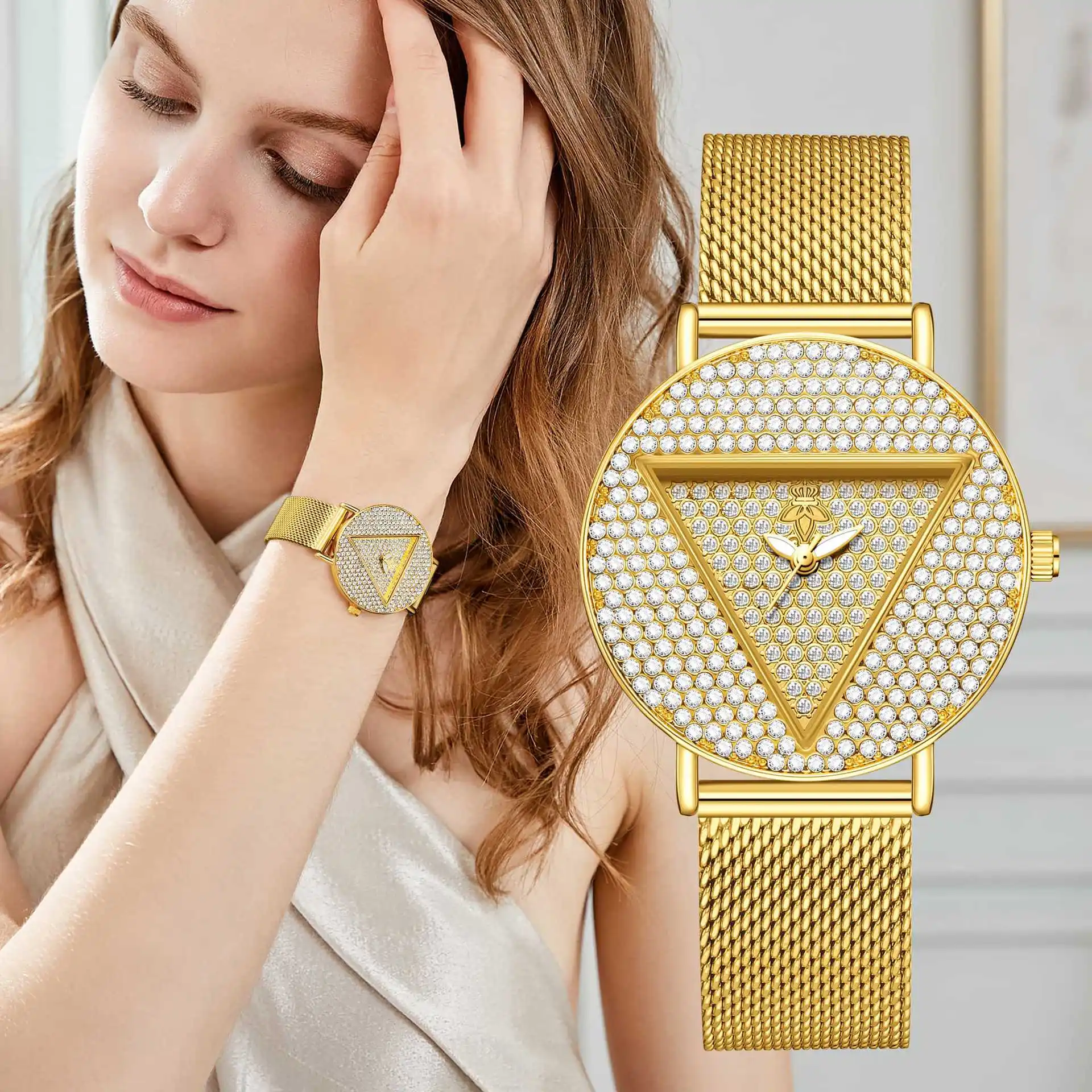 YFY niche light luxury premium triangular women's watch women's quartz watch