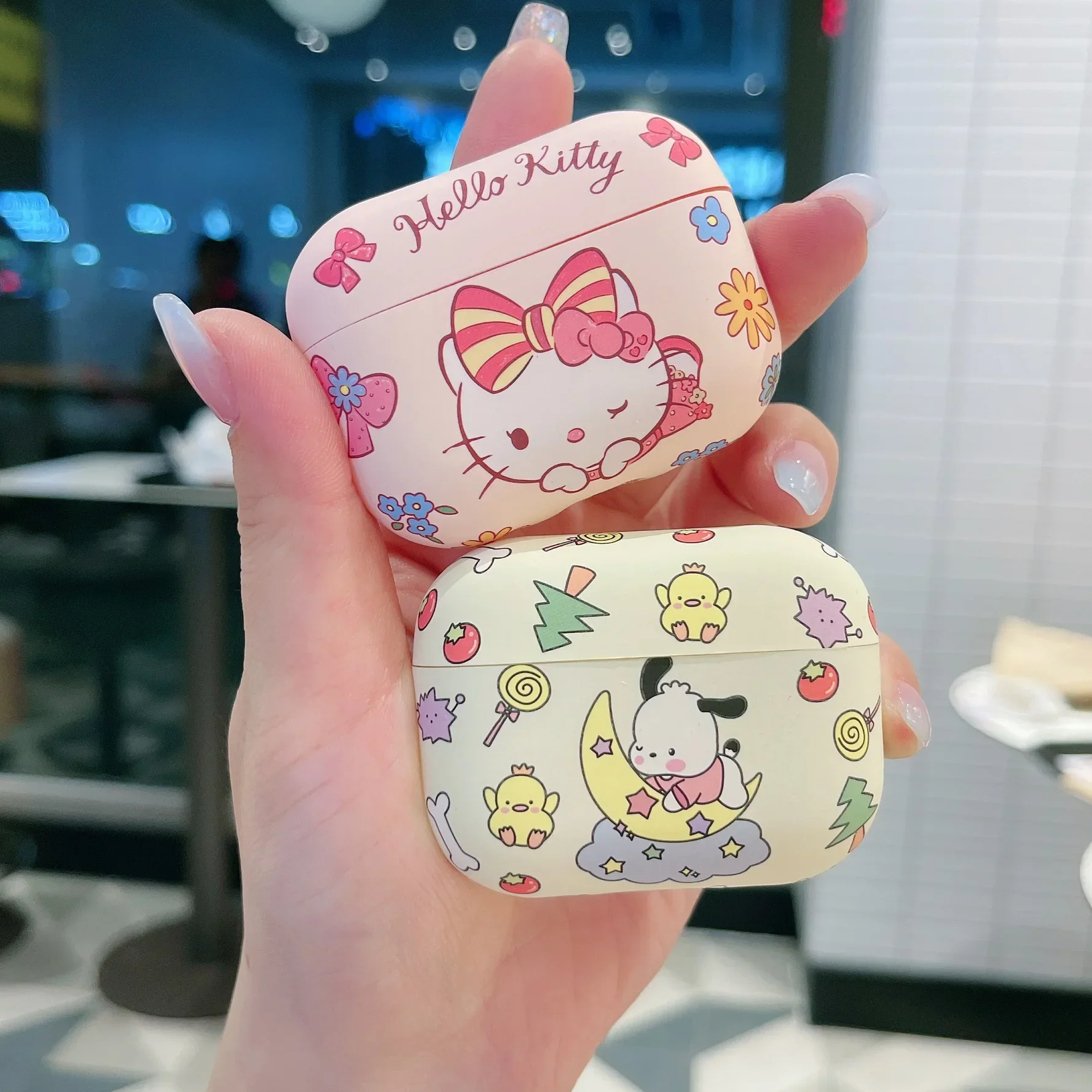 Cute Cartoon Hello Kitty Pochacco Earphone Protective Cover AirPods Case for AirPods 1 2 3 Pro and Pro2 Convenient To Carry