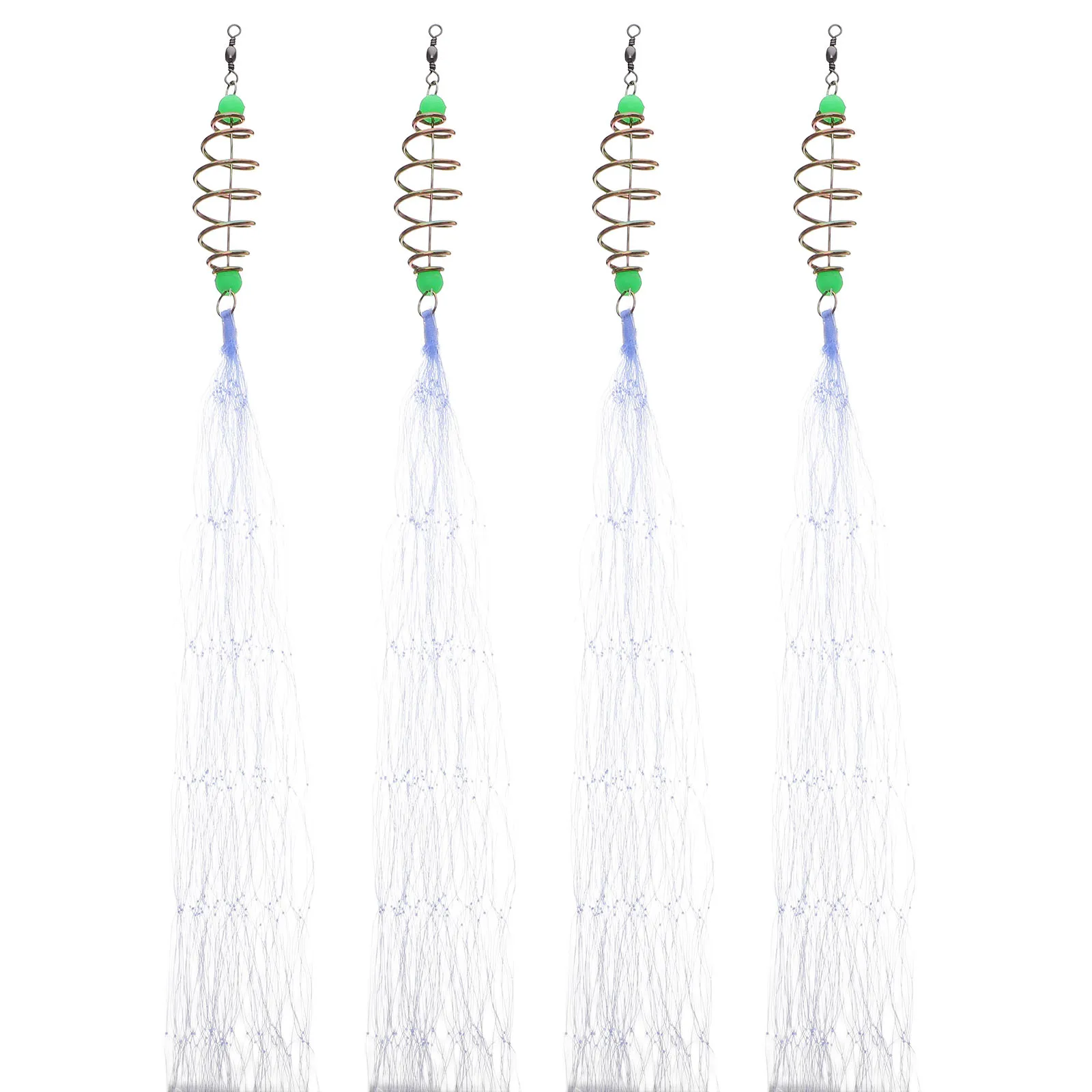 

Fishing Net Fine Mesh Cast Accessories Portable Nets Saltwater with Feeder Fider