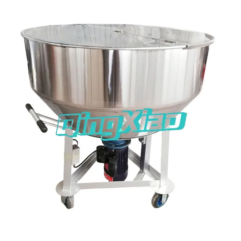 Stainless Steel Vertical Mixer For Dye Powder Metal Powder Wet Dry Material High Speed Blending Mobile Commercial Heavy Duty