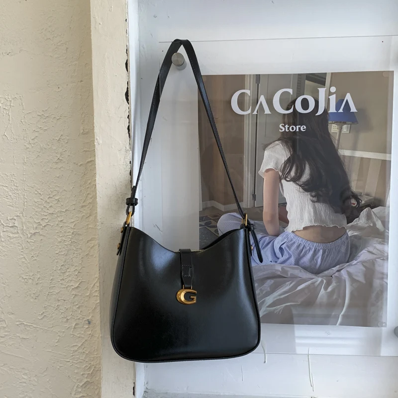 حقيبة يد جلدية مصممة شهيرة، حقيبة يد نسائية للمكتب، حقيبة ساعي البريد عبر الجسم إكسسوار أنيق #3