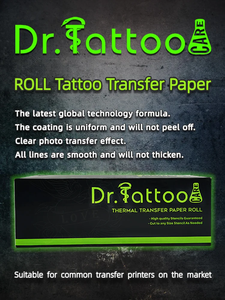 Dr.Tattoo Classic Thermal Roll Stencil Transfer Paper Tattoo Handwritten&Machine Transfer Paper