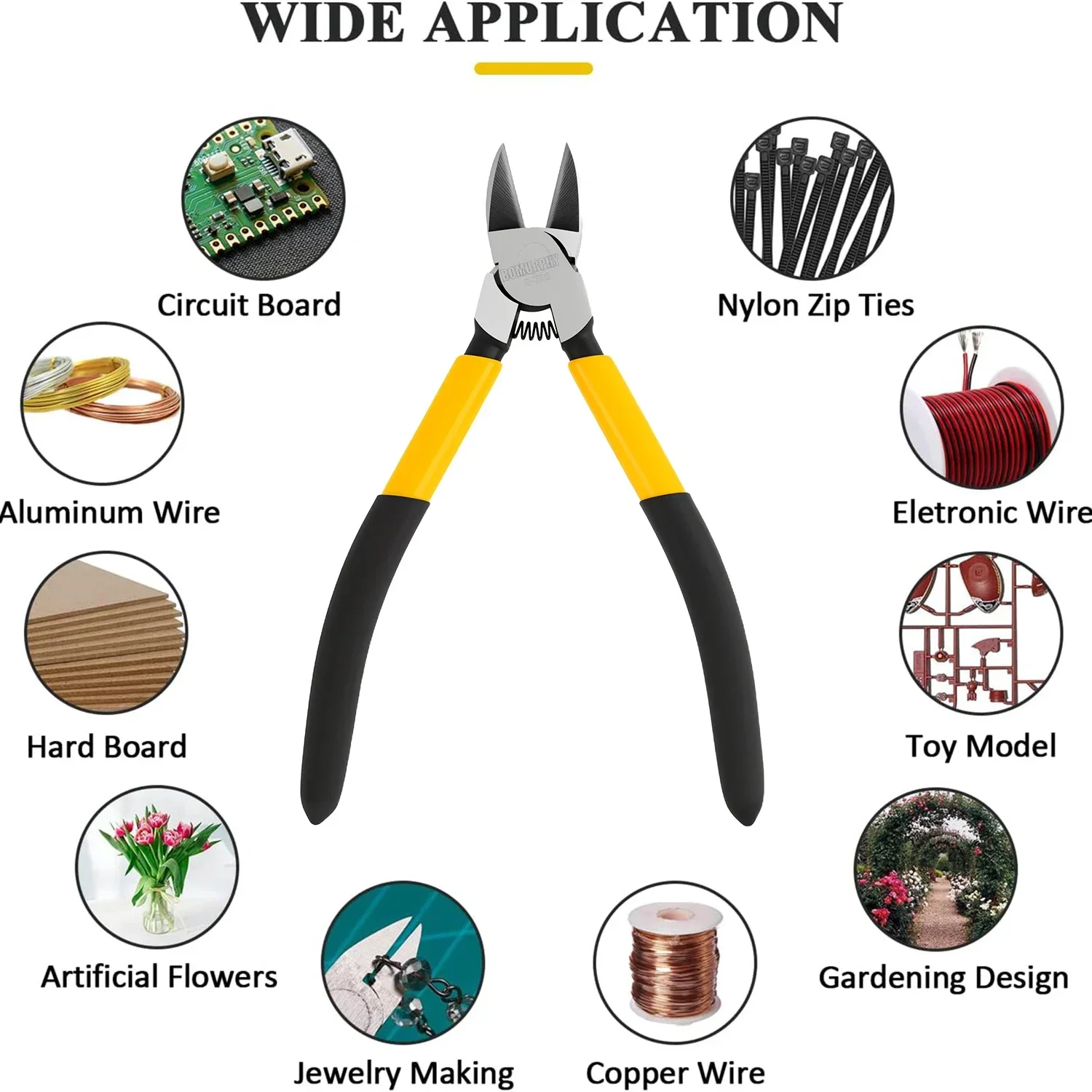 6.5 Inches Universal Wire Cutter Mini Diagonal Pliers Multifunctional Hand Tools for Jewelry Making
