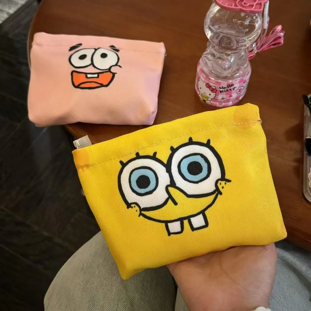 

Губка Боб Квадратные Штаны мультяшная косметичка большой емкости косметический органайзер портативная ручная сумка для путешествий ежедневное использование подарок