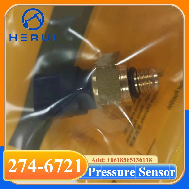 

Excavator E315D E320D C6.4 Pressure Switch 274-6721 2746721 for Engine High Pressure Sensor