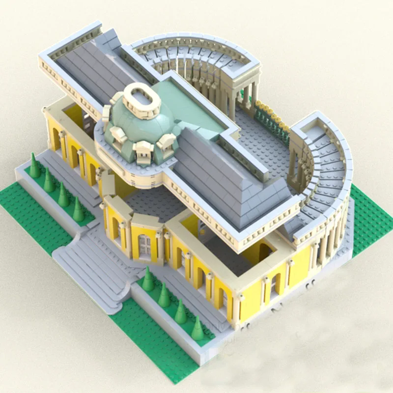 New Moc Building Blocks Building Model Berlin Worry free Palace Module Building Blocks Gift Children's Toys DIY Assembly Set