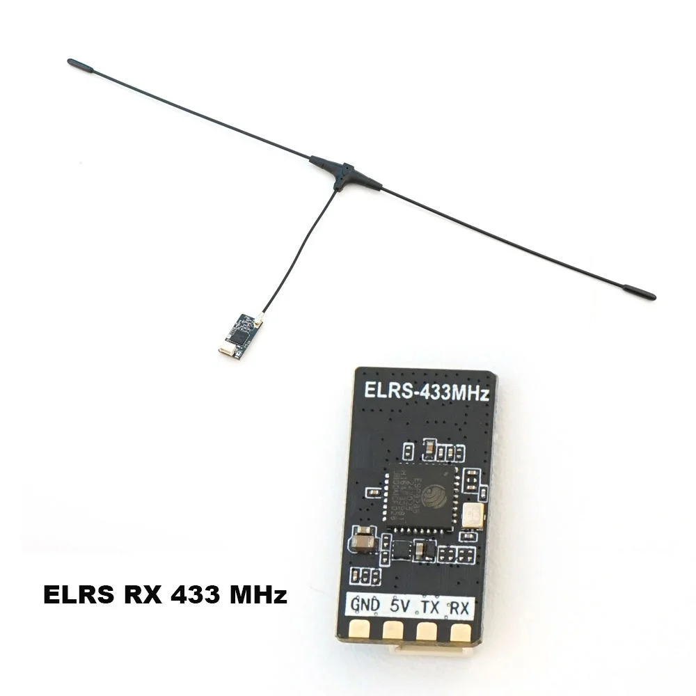 Long Range 433Mhz 500Mhz 750Mhz 915Mhz Nano ExpressLRS Elrs Receiver 2.4Ghz T-Antenna Multi-Frequency for FPV Aircraft DIY Part