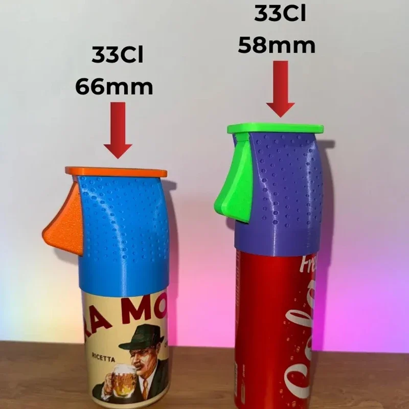 3d Printed Beverage Can Opener Fun And Durable Aluminum Tool For Easy Beer/Soda Tab Removal Leak-Proof Design Safe For All Ages