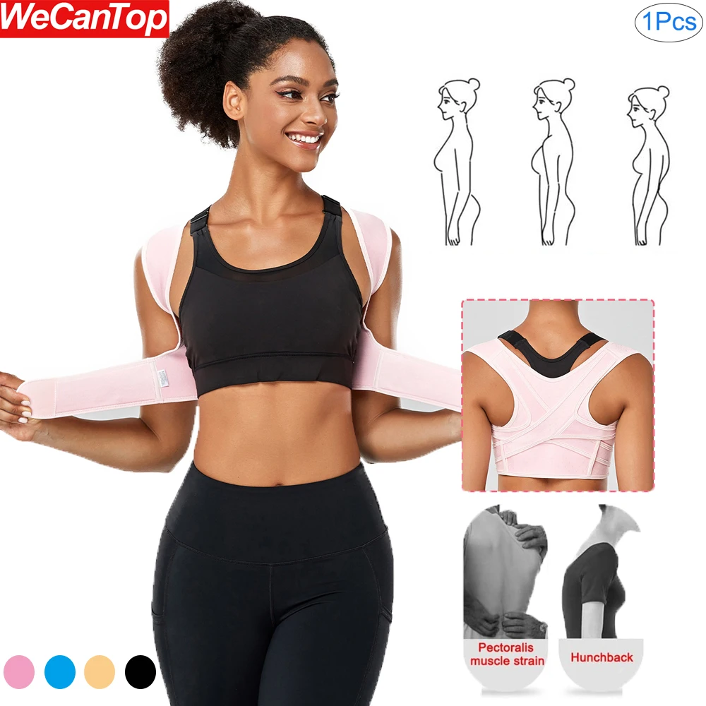 

1Pcs Posture Corrector for Women Men,Adjustable Upper Back Brace for Clavicle Support,Provid Pain Relief for Neck,Shoulder,Upper