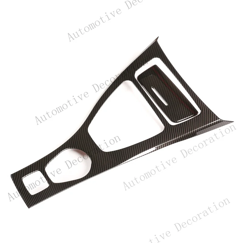 Z+ ABS Carbon Fiber Center Console Panel Trim For BMW 3 Series Convertible 07-12