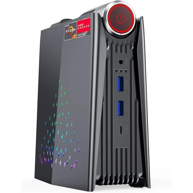 

ACEMAGICIAN [Gaming PC] Ryzen Mini PC, AMD Ryzen 7 5700U16GB DDR4 512GB NVME SSD Mini Desktop Computer, Mini Computers