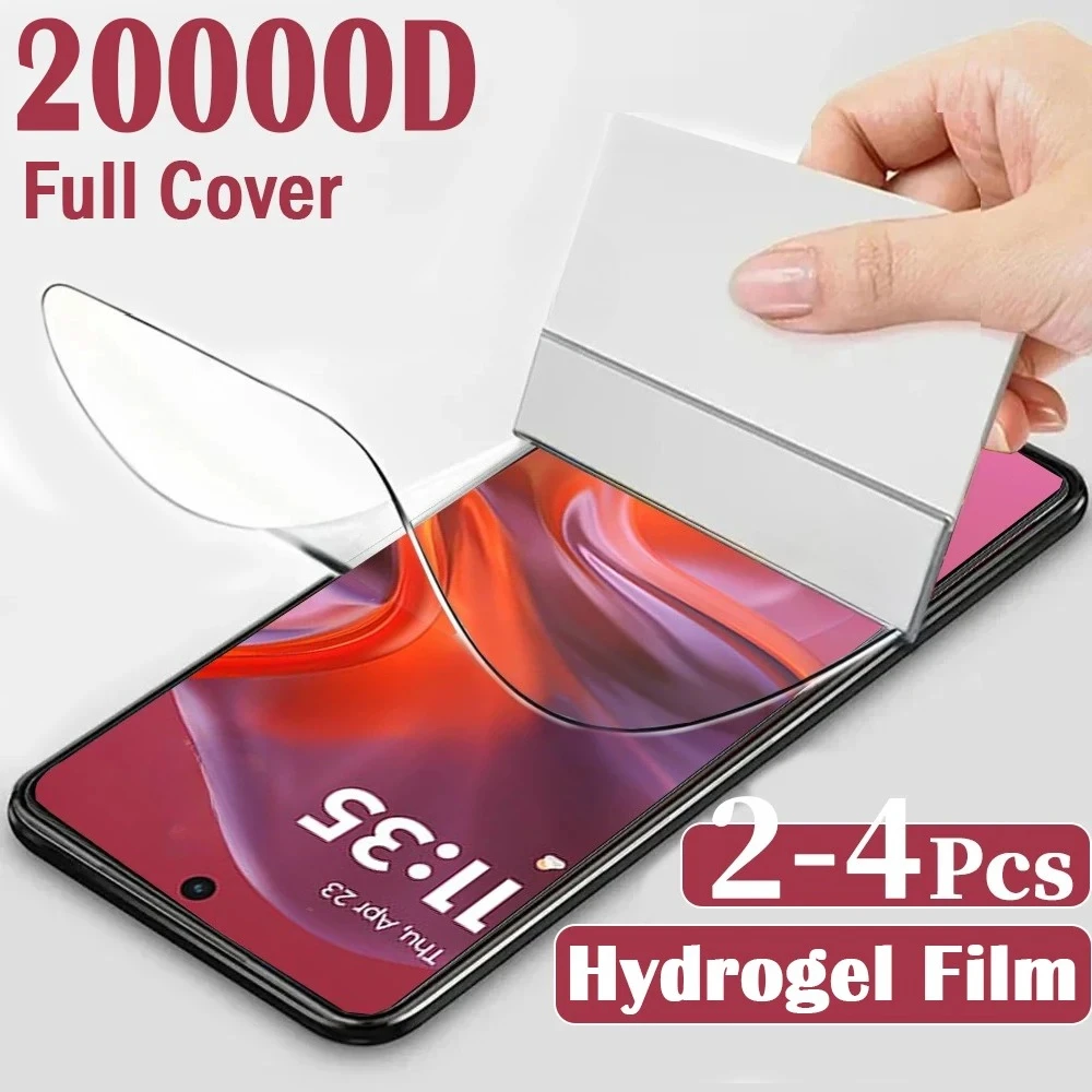

2-4Piece Hydrogel Film Screen Protector For Motorola Moto G05 G15 G35 G45 G55 G75 G Power (2025) Edge 60 Stylus Protective Film