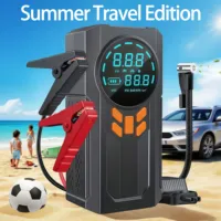 JKUOO 3000A Car Jump Starter Portable Power Bank Car Battery Booster 12V Car Starting Device for Petrol 7.0L Diesel 5.5L