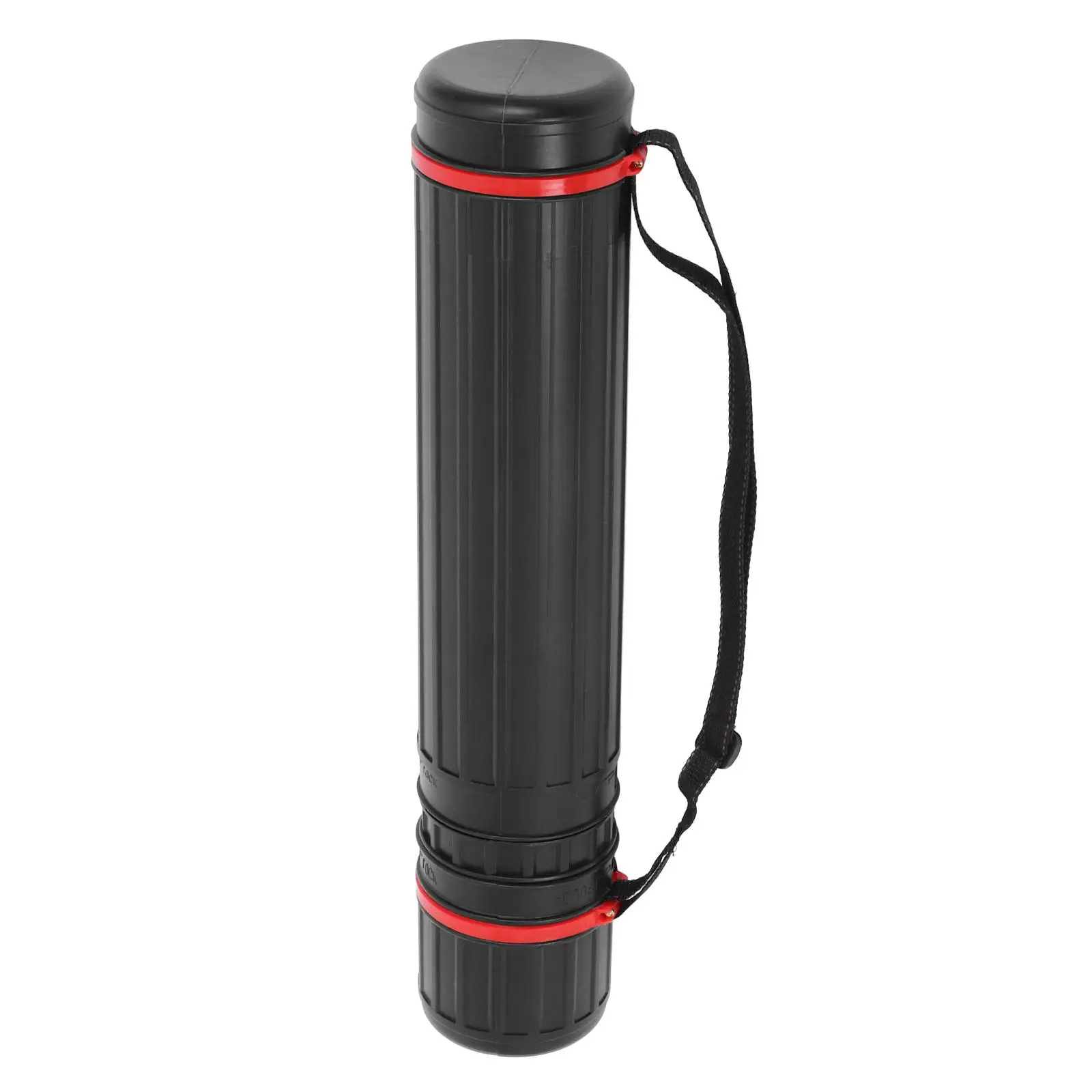 Tubo de armazenamento telescópico de plástico, suporte ajustável para pôster, desenho multifuncional, tubo de transporte, arte extensível, envio postal