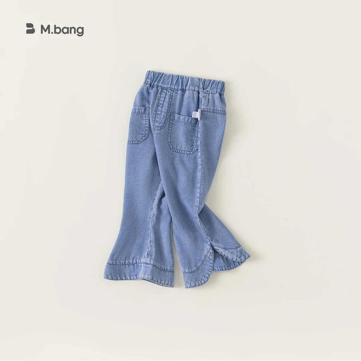 Girl Pants 2024 Spring Children Jeans Summer Children Clothing New Retro Micro Cropped Pants Girls Split Children Pants Jean