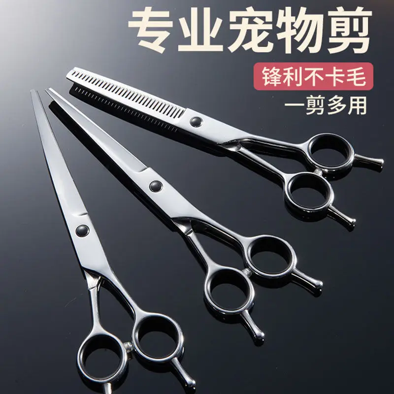 Special Scissors for Pet Trimming, Curved Scissors, Straight Scissors, Teddy Bichon Grooming Tool, Dog Hair Cutting Tool