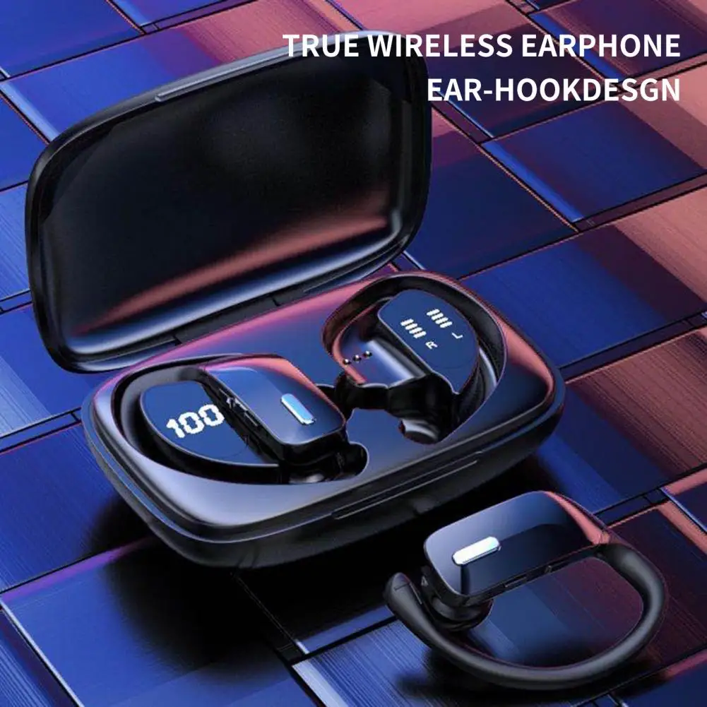 

Bluetooth-наушники T17 с шумоподавлением и цифровым дисплеем