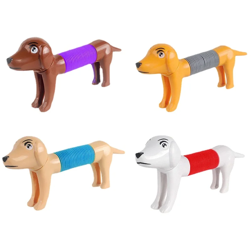 

Pop Tube Spring Dog Body Can Stretch Dog Variety Shape Pop Puppy Dachshund Dog Decompression Stretching Pet Dog Fidget Toy