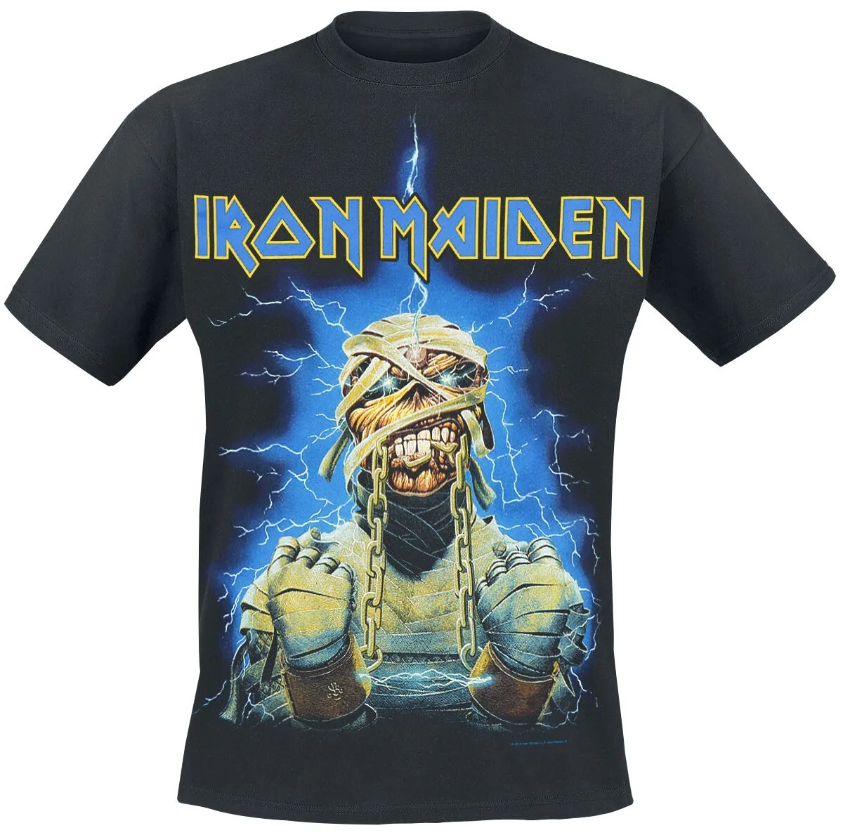 تي شيرت Iron Maiden المعدني الملحمي، تي شيرت هدية لمحبي الموسيقى المحببة، طريقة أنيقة للاحتفال التاريخي للمجموعة المعدنية الثقيلة المميزة #2