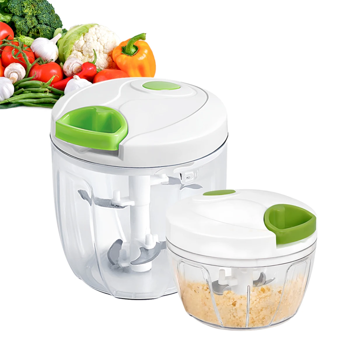 Portable Garlic Puree Machine, Garlic Pounding Multifunctional Vegetable Slicer, Complementary Food Processor, Meat Grinder